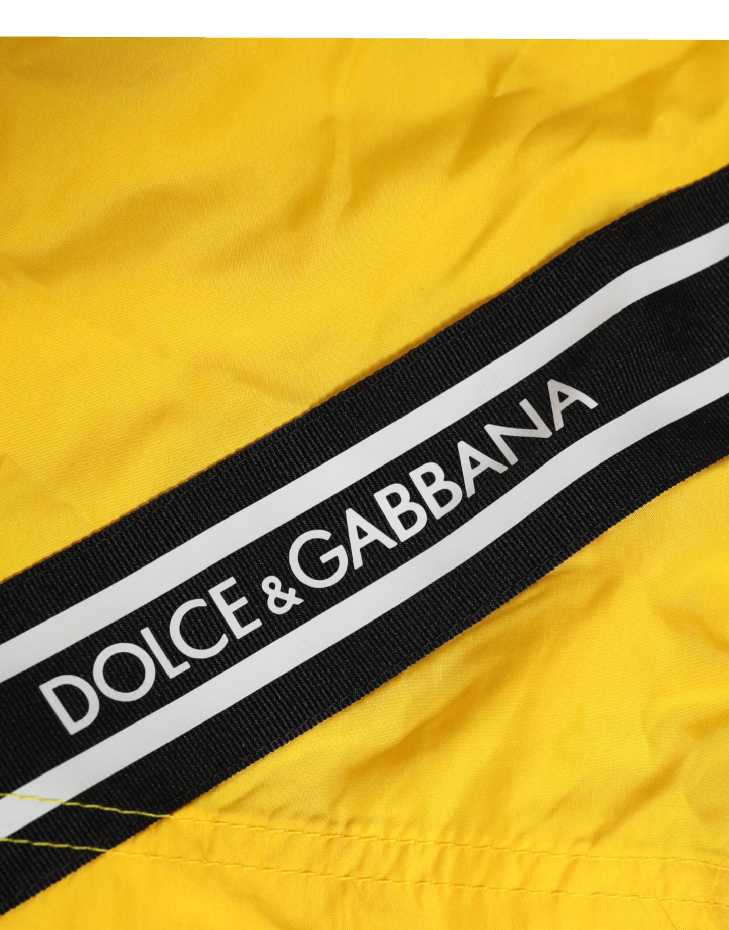 Costum de baie galben cu șnur pentru plajă, pantaloni scurți pentru bărbați