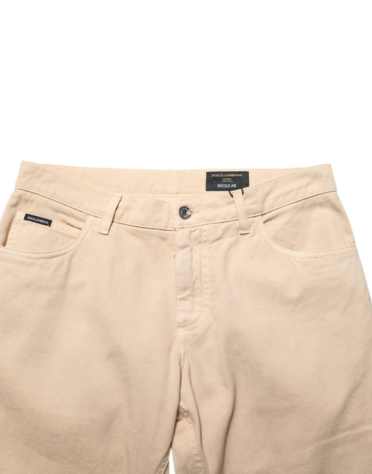 Blugi skinny bej din bumbac, model standard, pentru bărbați