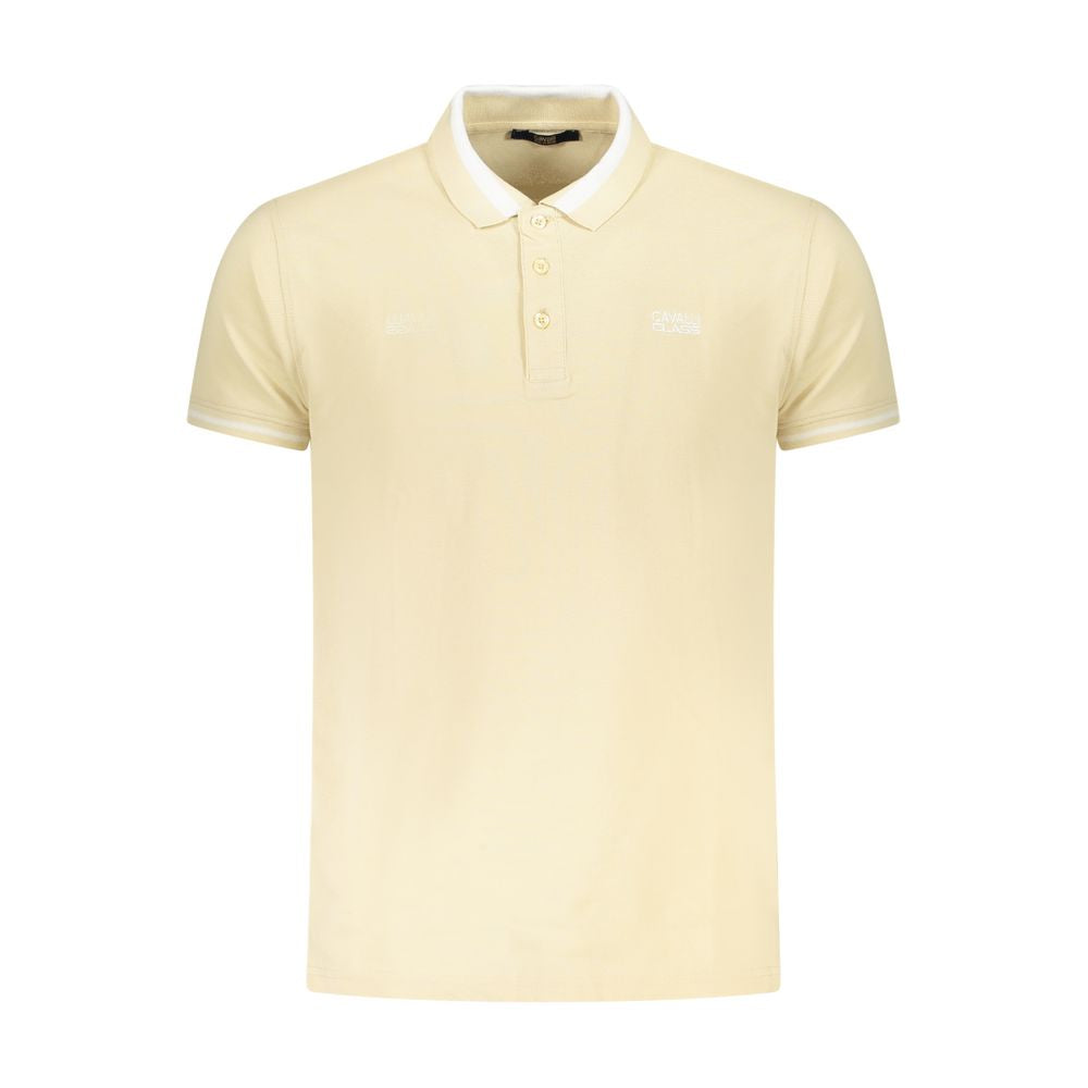 Tricou polo bej din bumbac pentru bărbați