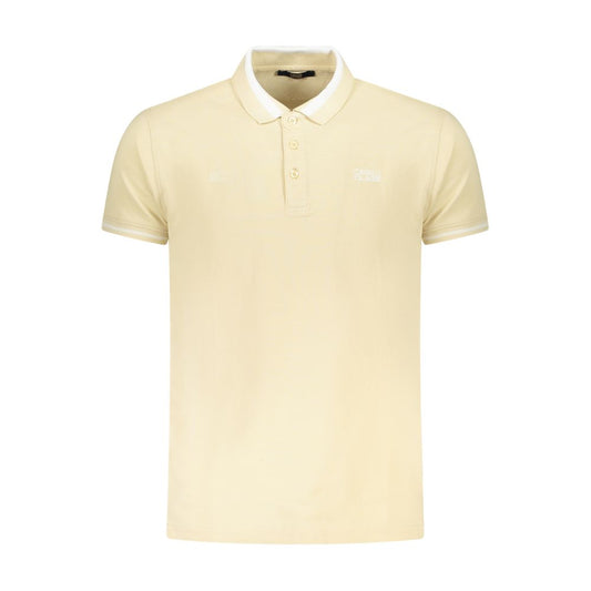 Tricou polo bej din bumbac pentru bărbați