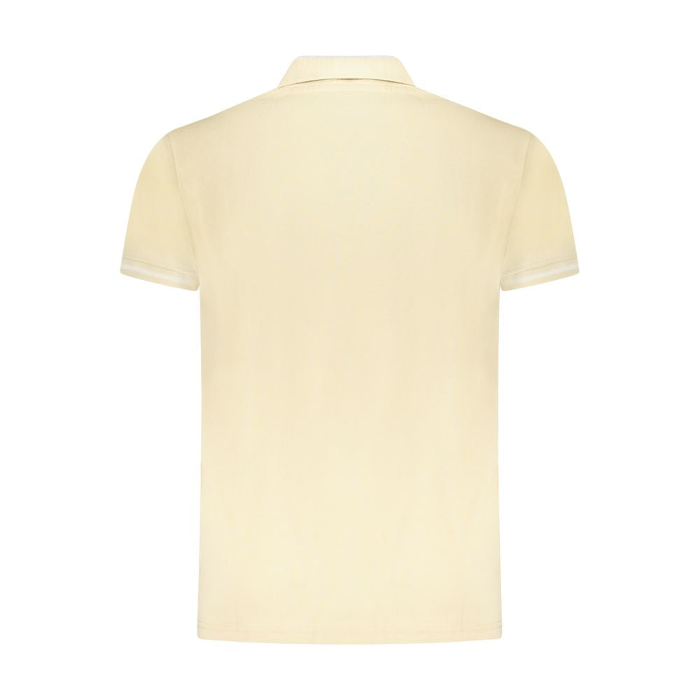 Tricou polo bej din bumbac pentru bărbați