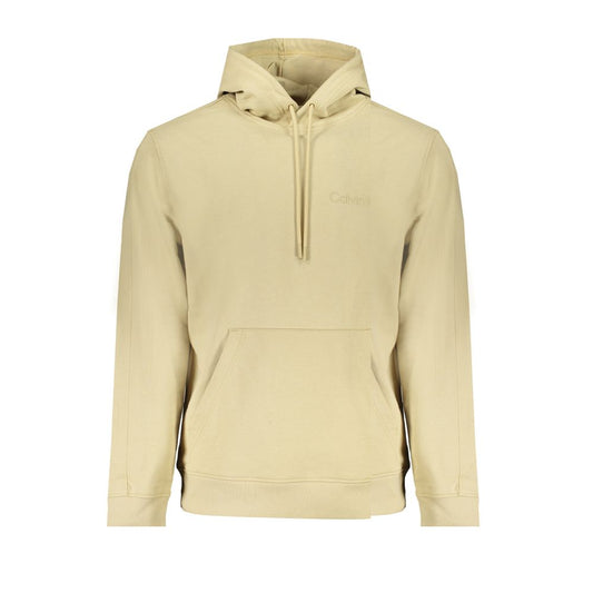 Beige Cotton Men Sweater