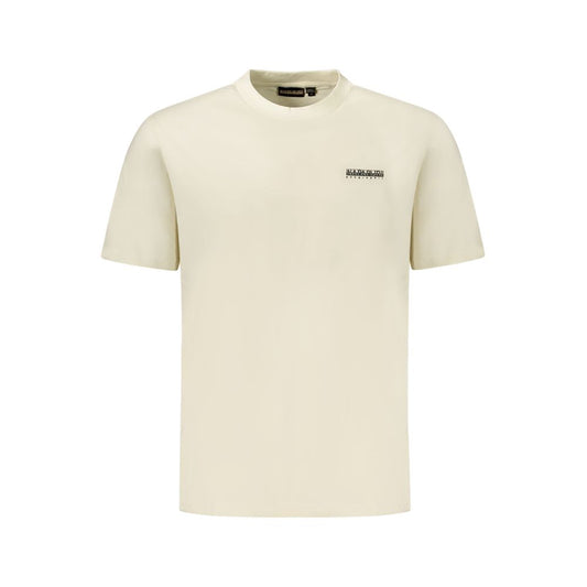 Tricou bej din bumbac pentru bărbați